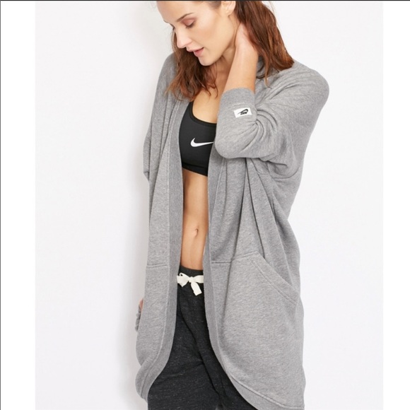 Nike Tops | Nike Grey Cardigan Size Xl | Poshmark